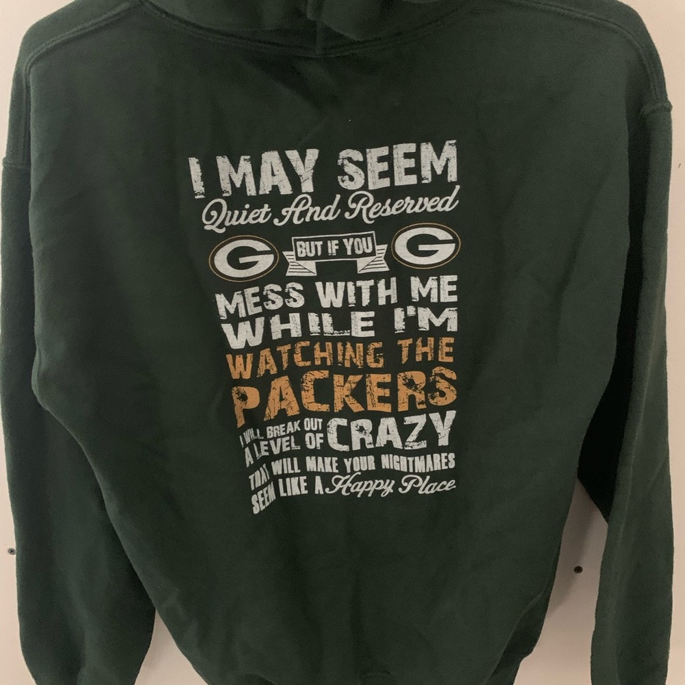 Woman’s crazy packer hoody 🤪